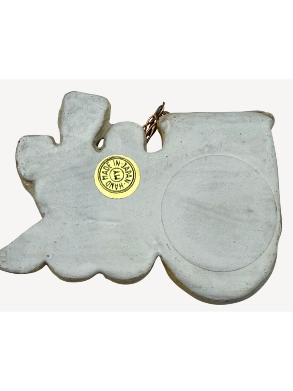 1950s Vintage Handmade Christmas Ornaments Set Of 6 Ceramic Japan Signed MY - Picture 13 of 13